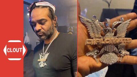 Jim Jones Gets New "Diplomats" Custom Diamond Chain!