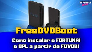 FreeDVDBoot - Como instalar o FORTUNA e OPL a partir do FDVDB!