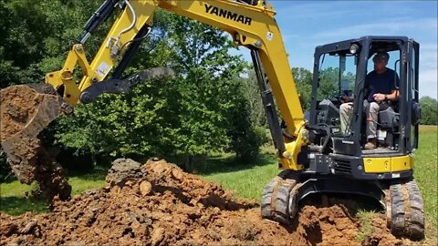 Pond Dam repair. We could NOT find the leak!!