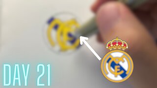 Creating a New Real Madrid Logo | Day #21 | Design Concept