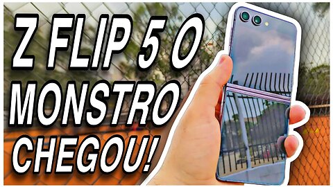 GALAXY Z FLIP 5 O MONSTRO CHEGOU!!! | Unboxing e Primeiras Impressões