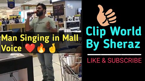 Boy singing in shopping mall | his voice ❤️🔥