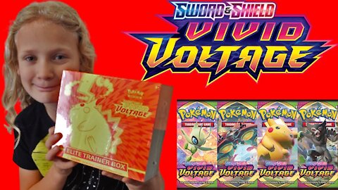 Vivid Voltage Elite Trainer Box opening. Pokemon Cards!