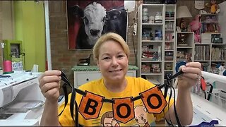 Let's Make Cute Home Dec Machine Embroidery ITH Buntings and Banners! Embroidery Tutorial