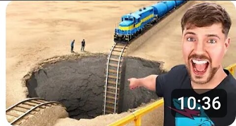 Train vs Giant pit