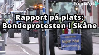 Reportage från svenska bondeprotesterna i Skånska Hörby
