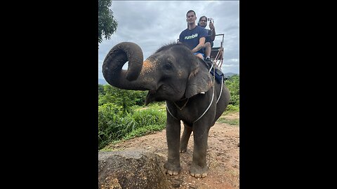 RIDING ELEPHANTS IN THAILAND