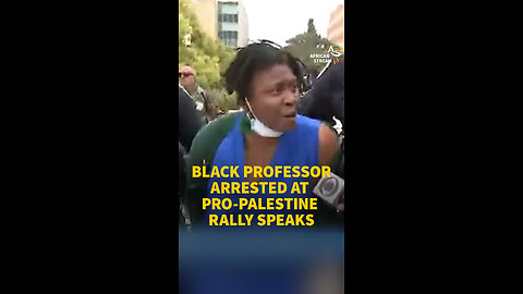 BLACK PROFESSOR ARRESTED AT PRO-PALESTINE RALLY SPEAKS