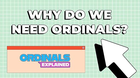Welcome to Ordinals! What is Ordinal Theory? - Episode 1