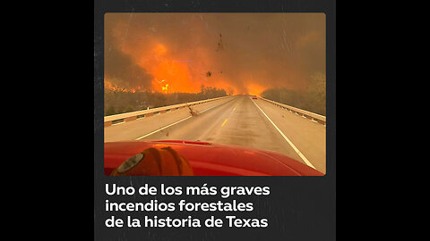 Fuertes incendios forestales azotan Texas