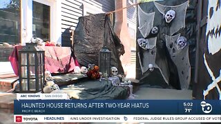 Haunted house in Pacific Beach returns after two-year hiatus due to pandemic