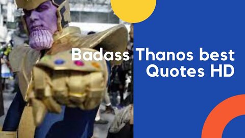 Badass Thanos Quotes HD
