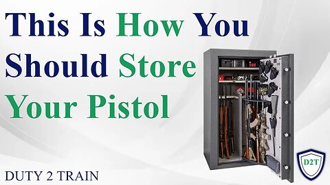 D2T Podcast. Episode 2: Don't Store Your Pistol Like a Dummy