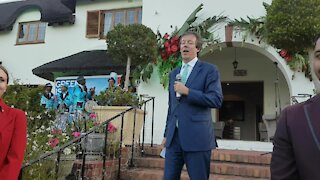 SOUTH AFRICA - Cape Town - British High Commissioner pre-SONA reception (Video) (LeN)
