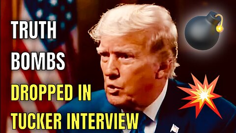 Trump Drops Truth Bombs 💣 about Biden at the Beach in Tucker Carlson Interview💥