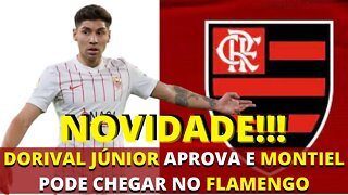 TÉCNICO DORIVAL JÚNIOR APROVA MONTIEL NO FLAMENGO - É TRETA!!! NOTÍCIAS DO FLAMENGO