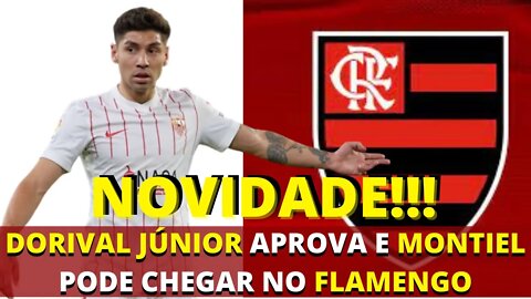 TÉCNICO DORIVAL JÚNIOR APROVA MONTIEL NO FLAMENGO - É TRETA!!! NOTÍCIAS DO FLAMENGO