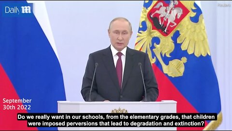 Vladimir Putin | "Suppression of Freedom Begins to Look Like a Perverted Religion, Outright Satanism"