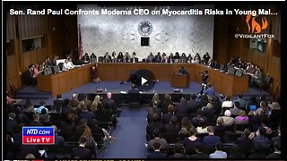 Sen. Rand Paul confront Moderna CEO Stephane Bancel on myocarditis risks in adolescent boys
