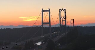 Tacoma Narrow Bridge Olympic Mountains Beautiful