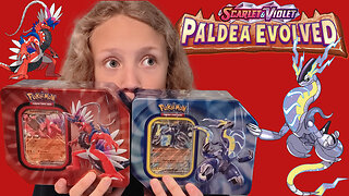 Paldea Legends Tins, Koraidon and Miraidon Openings Pokémon cards!