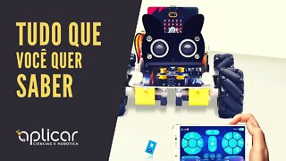 LANÇAMENTO ROBÔ 4WD MICROBIT COM RODAS MECANUM