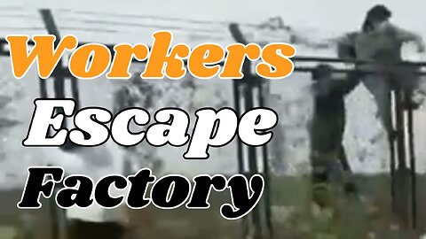 Apple factory workers flee after shutdown!