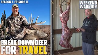 Break Down a Deer for Travel