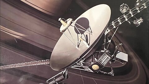 Voyager deep space probe: Hasegawa 1/48 scale plastic model.