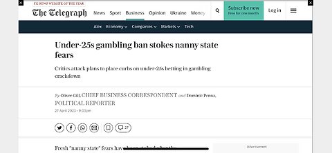 Under 25s gambling ban?UK unable to “keep the lights on”?Bank of Eng should offer an apology??