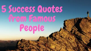 5 #successquotes #quotesaboutsuccess #motivational Success Quotes from Famous People Shorts