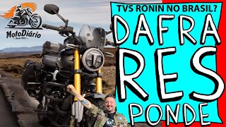 Nova TVS RONIN 225 NO BRASIL? DAFRA RESPONDE. Se cuida METEOR…