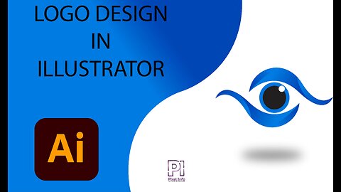 How to create an Eye logo in illustrator | Adobe illustrator |Pixel info