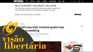 Youtube é condenado a pagar multa por vídeos para crianças | Visão Libertária - 23/11/19 | ANCAPSU