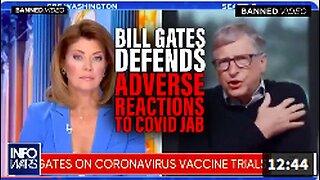 Bill Gates Defend 80% Adverse Reactions to Covid Shot