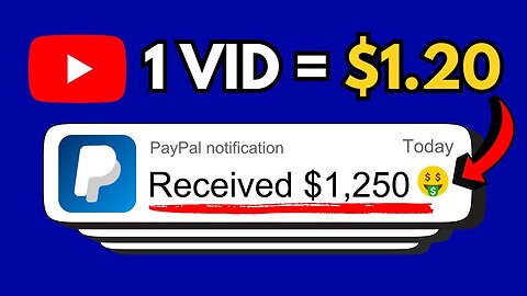 Get Paid $1.20 🤑 PER VIDEO Watched – Make Money Online