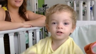 Two-year-old suffering from autoimmune disease