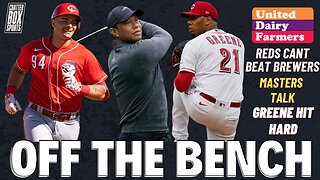 Cincinnati Reds fall again. Hunter Greene hit hard. Masters Week. | OTB Presented By UDF