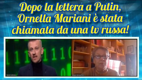Ornella Mariani intervistata da una tv russa !
