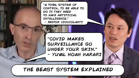 Beast System | "A Total System of Control. To Be Able to Do It, They Need to Have Artificial Intelligence." - Pastor Steve Cioccolanti + "Covid Makes Surveillance Go Under Your Skin." - Yuval Noah Harari + The A.I. Agenda Explained