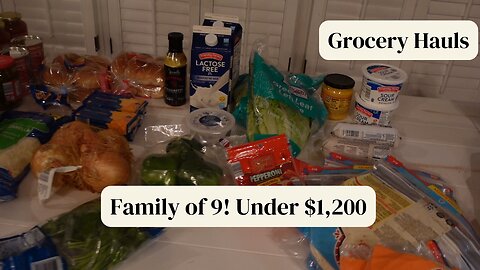 Grocery Haul | Family of 9! | October 2023 | Overbudget