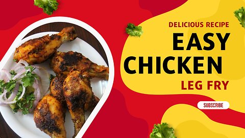 Chicken Leg Fry Recipe | Tasty Chicken Drumstick | cookingwithvali | फ्राइड चिकन लेग पीस
