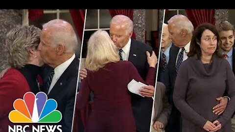 Is Joe Biden's Touchiness Out Of Touch Revisit His Mock Swear-Ins - NBC News