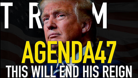 Trump - AGENDA47! This Will End His Reign! How is He Involved!? No One Saw This Coming!
