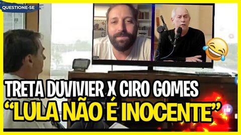 😂 TRETA ÉPICA // Duvivier x Ciro Gomes // Renato Barros