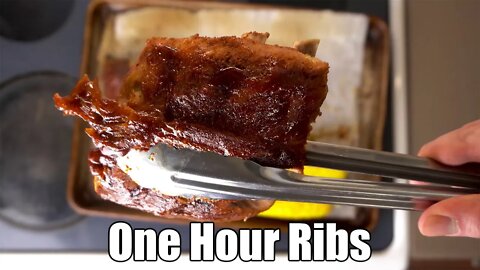 The FASTEST way to make SUPER tender ribs