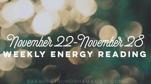 Weekly Energy Reading: November 22-28