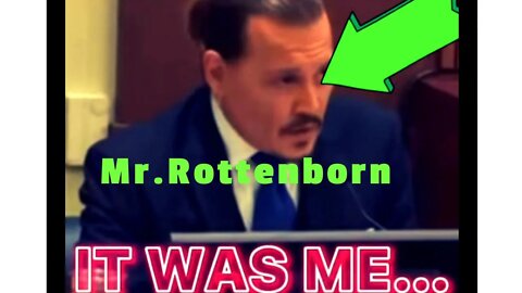 JOHNNY DEPP puts ROTTENBORN in his place… #Shorts