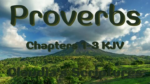 The Bible Series Bible Book Proverbs Chapters 1-3 Audio