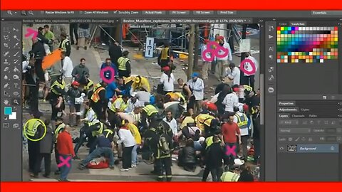 Boston Marathon Bombing False Flag - FEMA Badges On Nearly Every One of the Crisis Actors